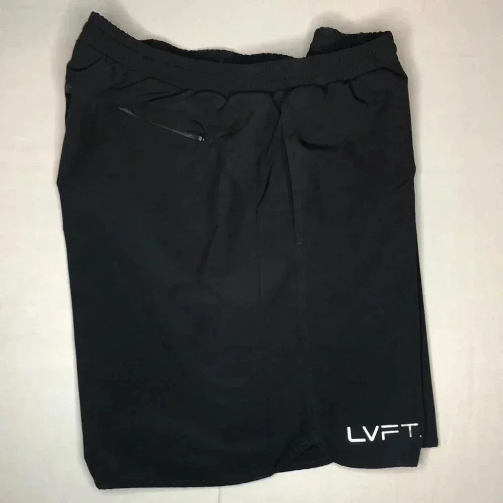 Live Fit Apparel- Navy Hybrid Active Shorts